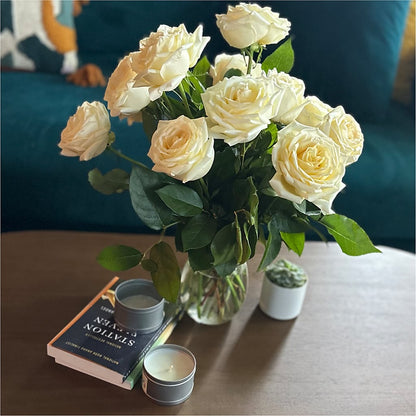 Long Stem Yellow Rose Bouquet –  Grand Flowers/irish Rose, Novi MI