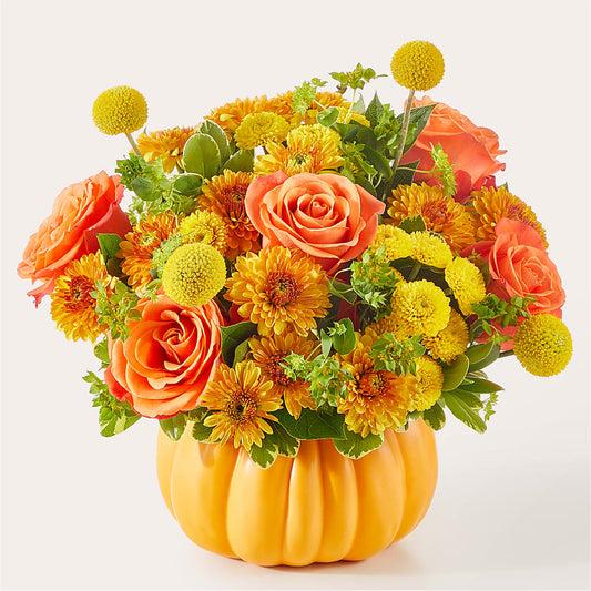 Gourdgeous Pumpkin –  Grand Flowers/irish Rose, Novi MI