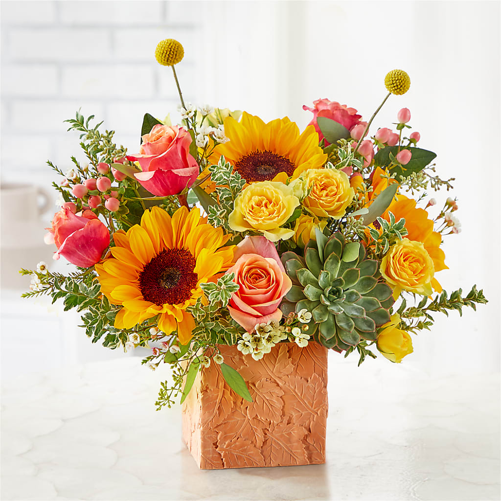 Sunflower Season Bouquet –  Grand Flowers/irish Rose, Novi MI