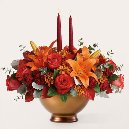 Fruits of Fall Centerpiece –  Grand Flowers/irish Rose, Novi MI