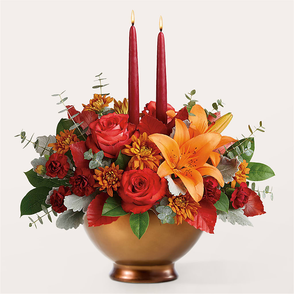Fruits of Fall Centerpiece –  Grand Flowers/irish Rose, Novi MI