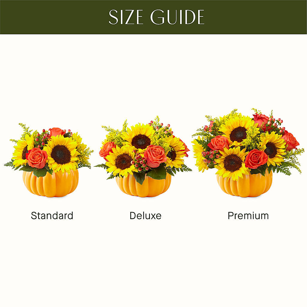 Pick of the Patch Pumpkin Bouquet –  Grand Flowers/irish Rose, Novi MI