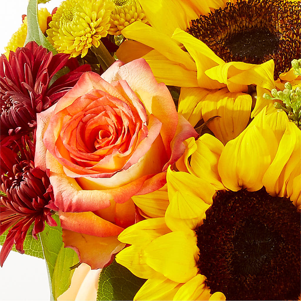 Golden Gourd Pumpkin Bouquet –  Grand Flowers/irish Rose, Novi MI