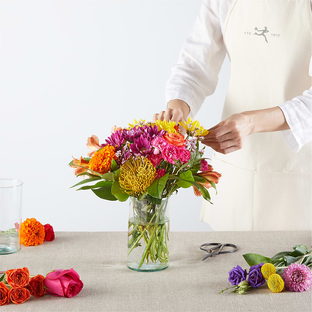 Feast of Color – A Florist Original –  Grand Flowers/irish Rose, Novi MI