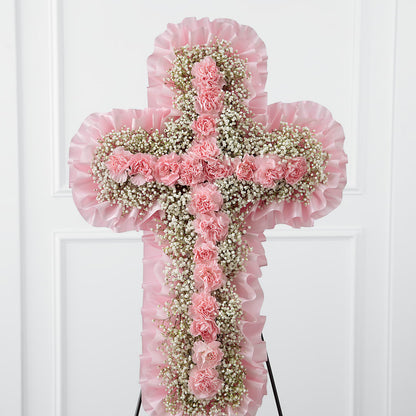 Angel's Cross Easel –  Grand Flowers/irish Rose, Novi MI
