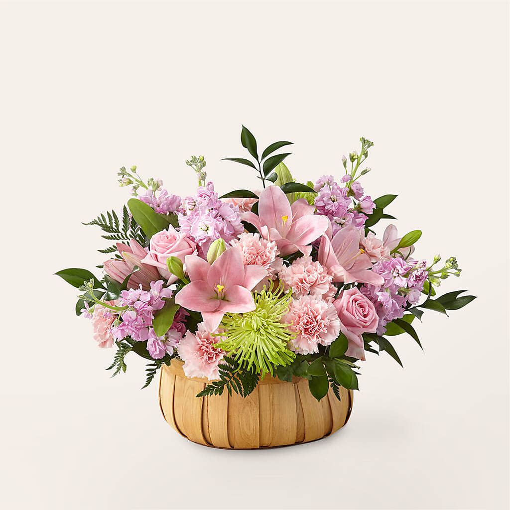 Beautiful Spirit Basket –  Grand Flowers/irish Rose, Novi MI