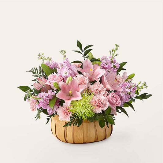 Beautiful Spirit Basket –  Grand Flowers/irish Rose, Novi MI