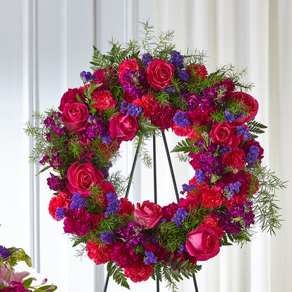 Calming Colors Wreath –  Grand Flowers/irish Rose, Novi MI