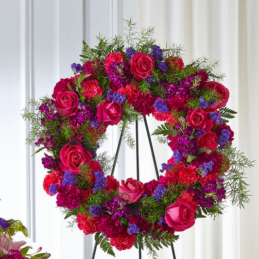 Calming Colors Wreath –  Grand Flowers/irish Rose, Novi MI