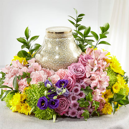 Rays of Hope Cremation Adornment –  Grand Flowers/irish Rose, Novi MI