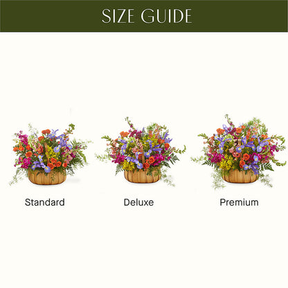 Garden of Life Basket –  Grand Flowers/irish Rose, Novi MI
