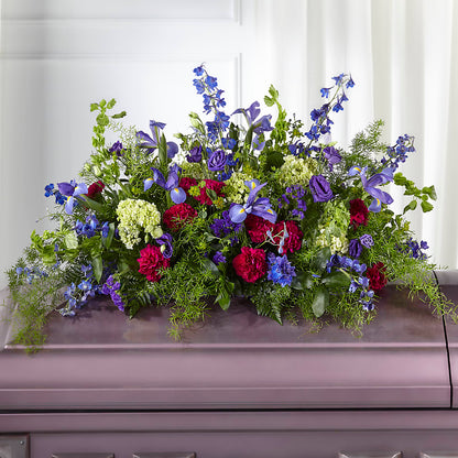 Always Treasured Casket Spray –  Grand Flowers/irish Rose, Novi MI