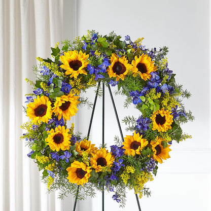 Bright Rays Wreath –  Grand Flowers/irish Rose, Novi MI