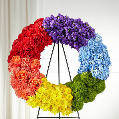 Circle of Love Wreath –  Grand Flowers/irish Rose, Novi MI