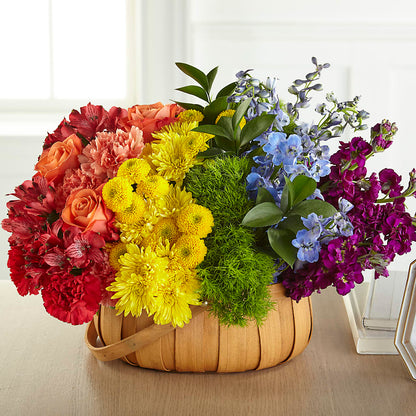 Prideful Basket –  Grand Flowers/irish Rose, Novi MI