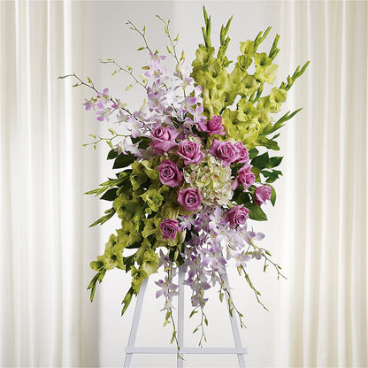 Lasting Legacy Standing Spray –  Grand Flowers/irish Rose, Novi MI