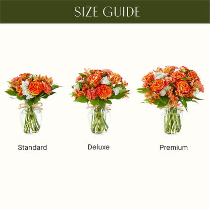 Apricot Glow Bouquet –  Grand Flowers/irish Rose, Novi MI
