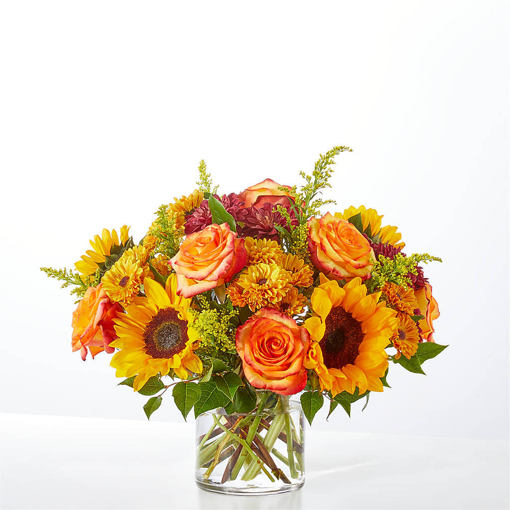 Flannel Scarf Bouquet –  Grand Flowers/irish Rose, Novi MI