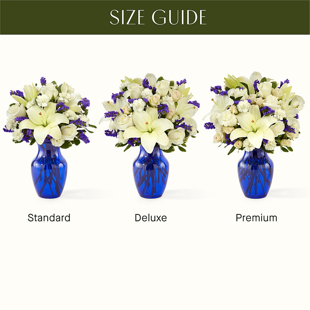 Sapphire Rush Bouquet –  Grand Flowers/irish Rose, Novi MI