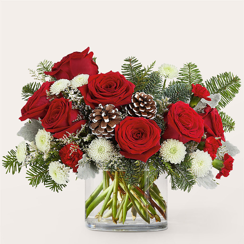 Yule Cheer Bouquet –  Grand Flowers/irish Rose, Novi MI
