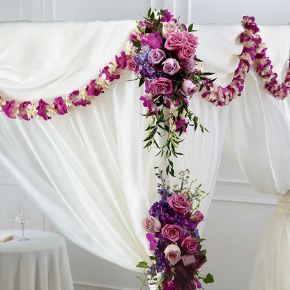 Color & Light Chuppah Decor –  Grand Flowers/irish Rose, Novi MI